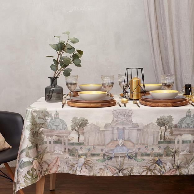 Набор столовый "Этель" Райский сад, скатерть 180х150 +/- 3см, салфетки 8 шт фото 1