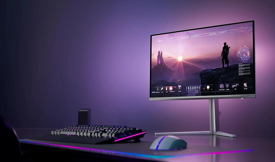 Монитор Philips 27" Evnia Gaming 27M2N8800 белый QD OLED LED 0.03ms 16:9 HDMI матовая HAS 1000:1 250cd 178гр/178гр 3840x2160 240Hz DP 2K USB 7.35кг фото 2