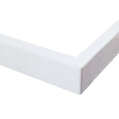 Внешний угол для плинтусного короба 100х40 мм белый фото 1