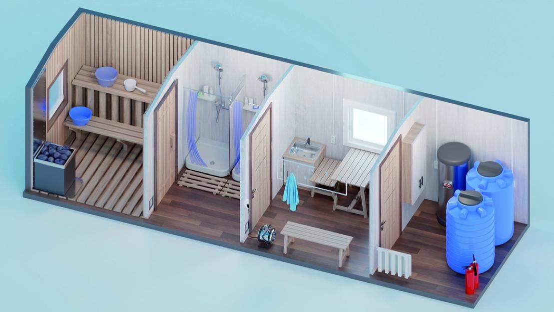 Вагон-дома сауны фото 1