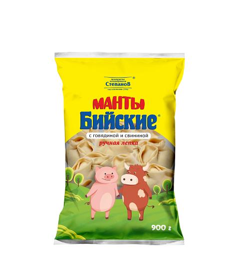 Манты с говядиной и свининой «Бийские», 900 г ОПТ фото 1