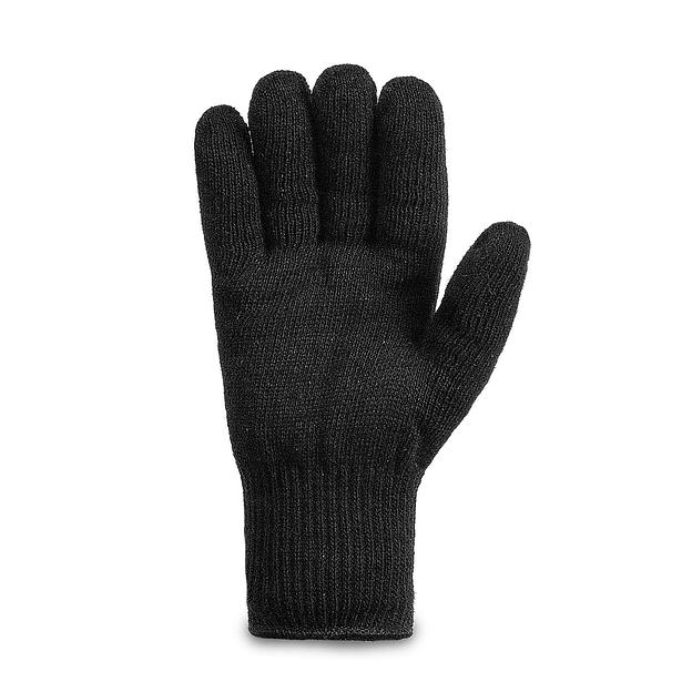 Одинарные полушерстяные перчатки (50 % шерсть+50 % акрил) с утепляющими вкладышами фото 3