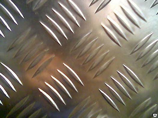 Лист алюминиевый рифленый 4 квинтет Galaxy 4х1500х3000 фото 1