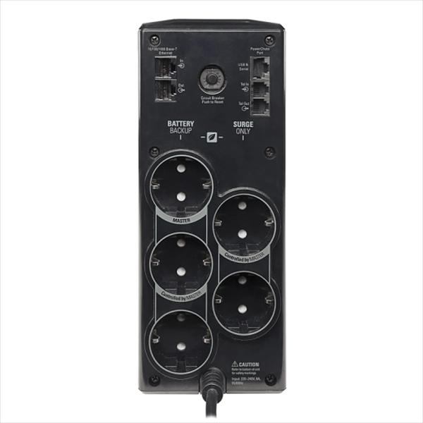 Источник бесперебойного питания APC Back-UPS Pro Power Saving, 900VA/540W, 230V, AVR, 5xSchuko (2 Surge & 3 batt.), Data/DSL protrct, USB, PCh, user repl. batt., (BR900G-RS analogue), 1 year warranty фото 2