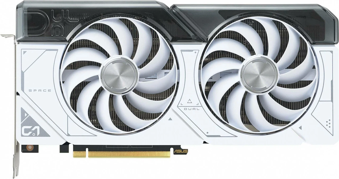 Видеокарта ASUS GeForce RTX4070 OC  12GB GDDR6X DUAL-RTX4070-O12G-WHITE фото 1