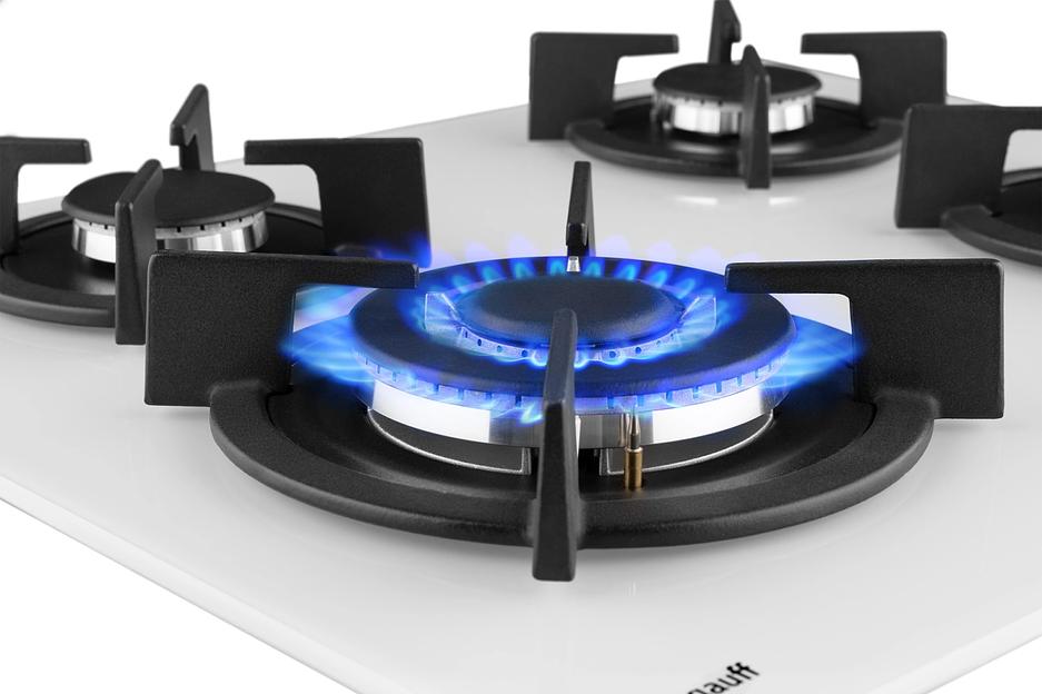 Газовая варочная поверхность Weissgauff HGG 640 WG Nano белый фото 7