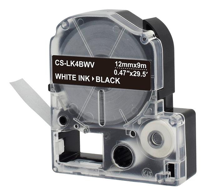 Картридж ленточный Cactus CS-LK4BWV черный для Epson LW300/LW400/LW700/LW600P/LW1000P фото 3