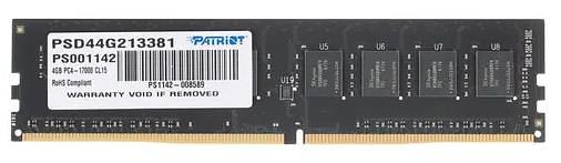 Модуль памяти DIMM 4GB PC17000 DDR4 PSD44G213381 PATRIOT фото 1