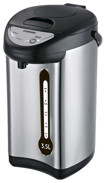 Термопот Starwind STP2830 3.5л. 750Вт серебристый/черный фото 1