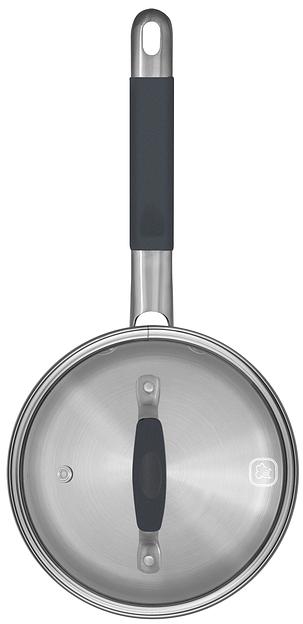 Ковш Rondell Stern RDS-008, 1.9л, с крышкой 16см, серый фото 3