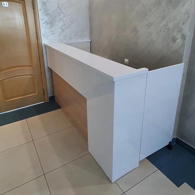 Изготовление стойки администратора (ресепшен) на заказ фото 5