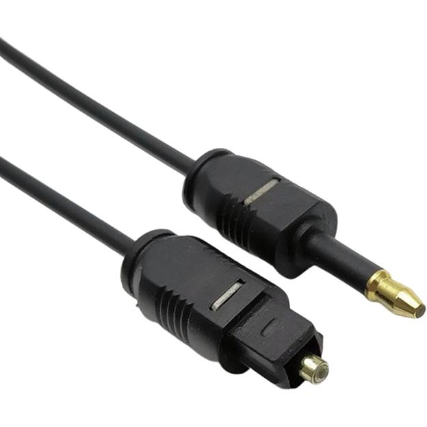 Оптический кабель (Toslink)-M -- >(Toslink)-miniM,2m, Telecom VCOM Кабель Telecom Toslink (m)/Toslink mini (m) - 2 м (TOC2023-2M) фото 3