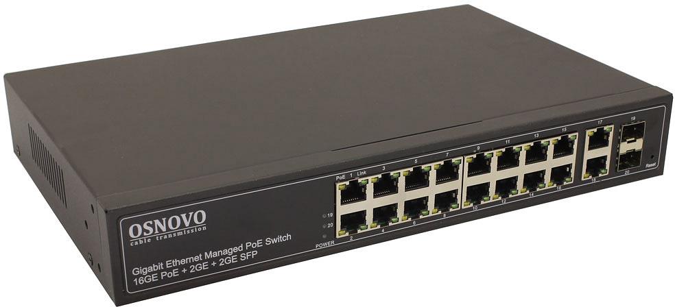 Коммутатор Osnovo SW-8182/L(300W) 5G неуправляемый фото 1