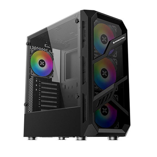 Корпус Xigmatek Lamiya EN40016 ATX, USB3.0x1+USB2.0x2, Front & Left TG, 4PCS X24A Fan, Galaxy II Fan Control Box & Remote (748113) фото 1