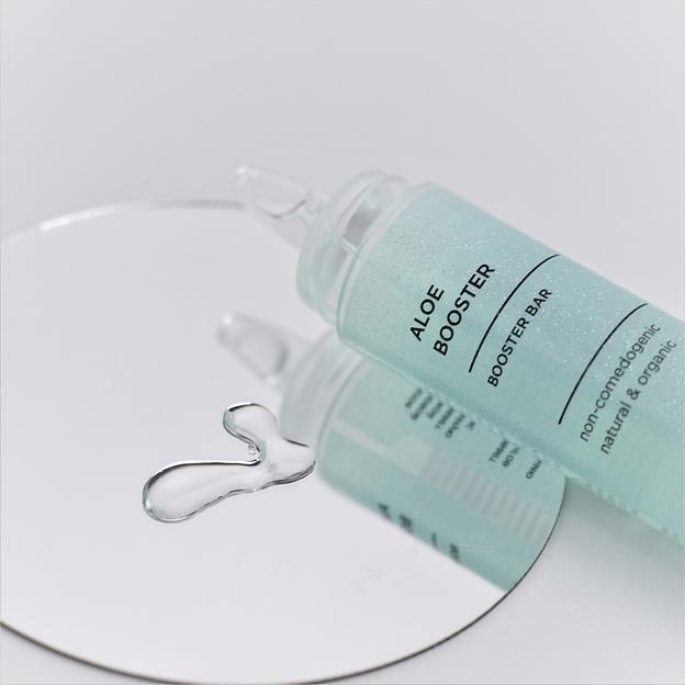 Бустер-сыворотка с органическим алоэ и полиглутаминовой кислотой Booster bar «Aloe Booster» 35 мл ОПТ фото 5