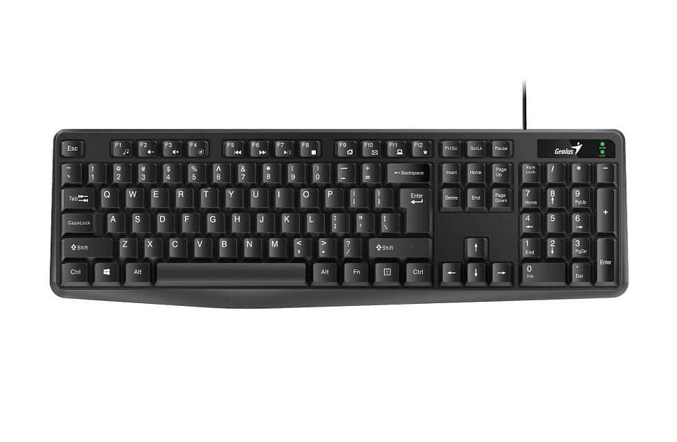 Клавиатура Genius KB-117,RU,USB,Black фото 1