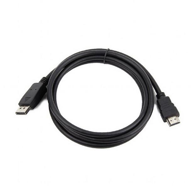 Кабель Cablexpert Кабель DisplayPort-HDMI Cablexpert CC-DP-HDMI-7.5M, 20M/19M, 7.5м, черный, экран, пакет фото 1