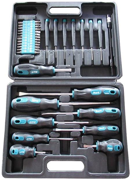 Набор инструментов Bort BTK-42 42 предмета (жесткий кейс) фото 1
