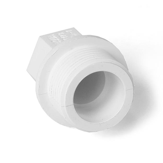 Заглушка резьбовая 1/2' полипропиленовая PPR белая фото 5