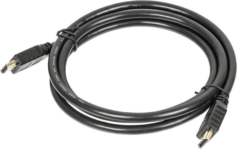 Кабель аудио-видео Buro HDMI 2.0 HDMI (m)/HDMI (m) 1.5м. Позолоченные контакты черный (BHP HDMI 2.0) фото 1