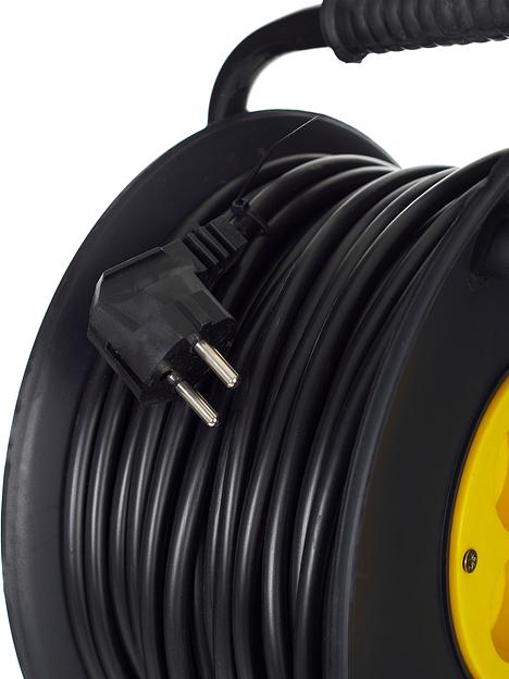 Удлинитель на катушке для газонокосилки ПВС 2х1,5 40 м опт фото 1