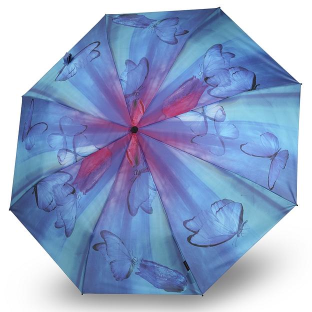 Зонт Knirps автомат T.201 Medium Duomatic BUTTERFLY 95 3201 8587 фото 1