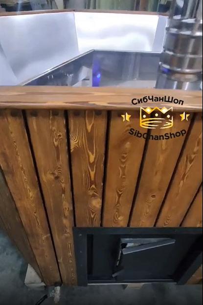 Банный чан «Фурако 2000» восьмигранный на 5-6 человек, сталь 430 фото 8