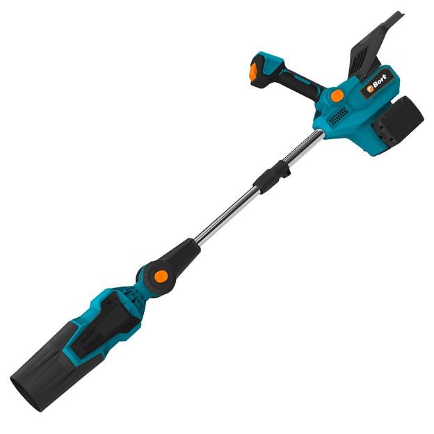 Bort Воздуходувка аккумуляторная BSS-40LI SUPERJET {Воздушный поток 0-62 м/сек; Макс. производительность 1450 м3/час, шум 80дБ, аккум. система Makita 18V LXT, Вес 2кг,} [93418569] фото 1