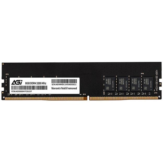 Модуль памяти AGI DDR4 3200MHz 8GB UDIMM RETAIL (No Heat Sink (for UDIMM)) -Single tray фото 2