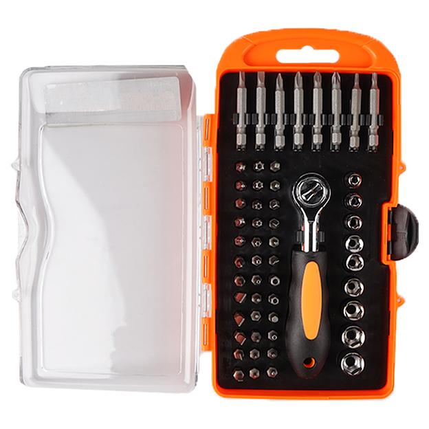 Трещетка 1/4" С Битами И Головками JF-90298 фото 2