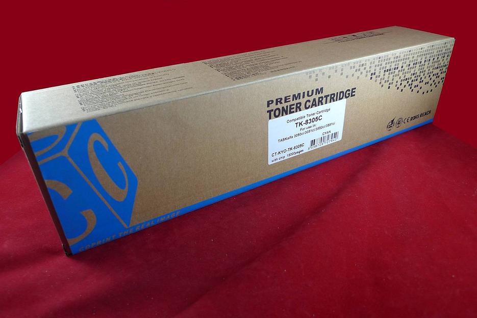 Тонер-картридж для Kyocera TASKalfa 3050ci/3051ci/3550ci/3551ci TK-8305C cyan 15K ELP Imaging® фото 1