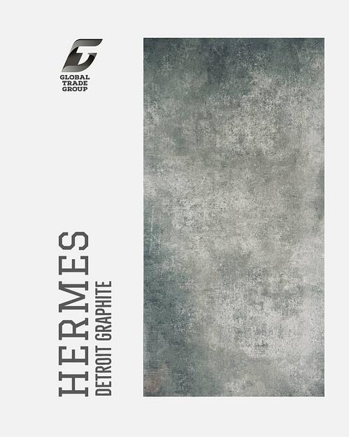 Керамогранит Hermes Detroit Graphite 30×90 см фото 1