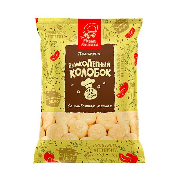 Пельмени Великолепный колобок «Со сливочным маслом» 0,8 кг ОПТ фото 1
