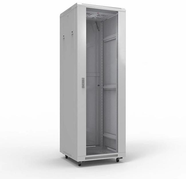 Шкаф серверный Rexant Pro (04-2306) напольный 42U 600x800мм пер.дв.стекл металл 800кг серый фото 3