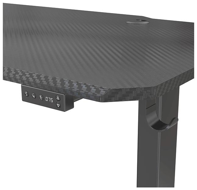 Стол Cactus CS-EDL-GBK столешница МДФ черный каркас черный фото 6