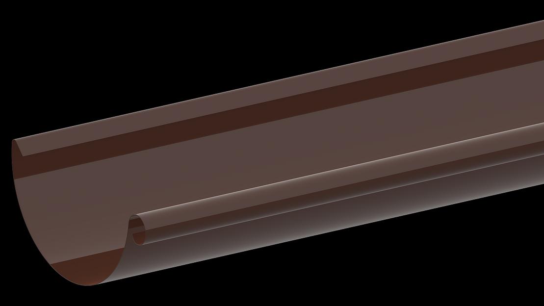 Желоб водосточный D125 3м фото 1