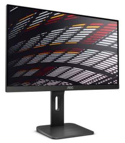 Монитор 24" AOC X24P1 1920x1200 IPS LED 16:10 4ms D-Sub DVI HDMI DP 4*USB2.0 50M:1 178/178 300cd HAS Pivot Tilt Swivel Speakers Black (X24P1) фото 2