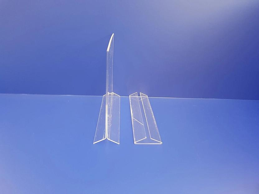 Акриловый менюхолдер на сложном основании ф а4 (горизонтальный) фото 4