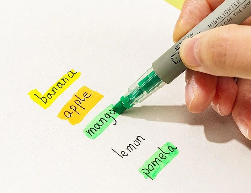 Набор текстовыделителей Deli EU624 1-3.5мм флуоросцентный 6цв. ассорти ПЭТ-бокс (6шт.) фото 4