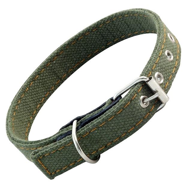 Ошейник 35 мм брезент 2сл УМФ «ЗооСтиль» фото 1