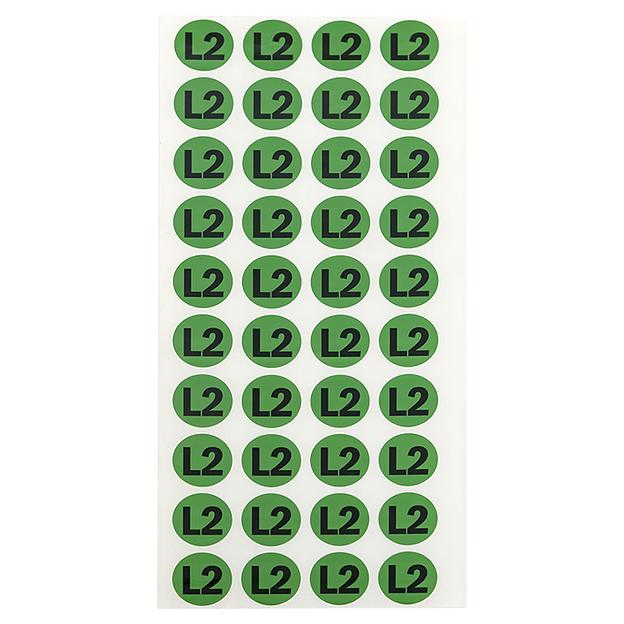 Наклейка "L2" d20мм PROxima EKF an-2-15-1 фото 3