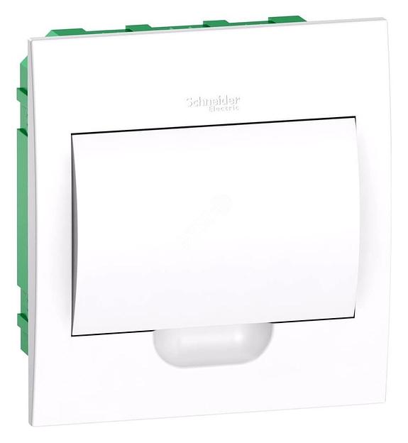 Systeme electric EZ9E108P2FRU Щит распределительный встраиваемый белый дверь белая на 8 модулей IP40 Easy9 фото 1