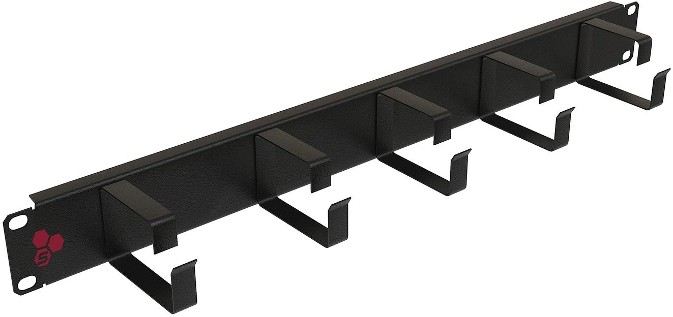 Кабельный органайзер Sysmatrix SA 0022.911 дл.482мм шир.483мм выс.45мм 1U черный фото 1