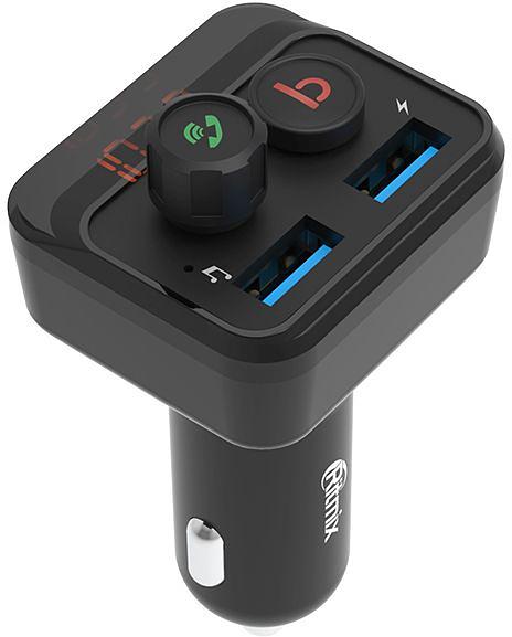 Автомобильный FM-модулятор Ritmix FMT-B100 черный BT USB (80000554) фото 2