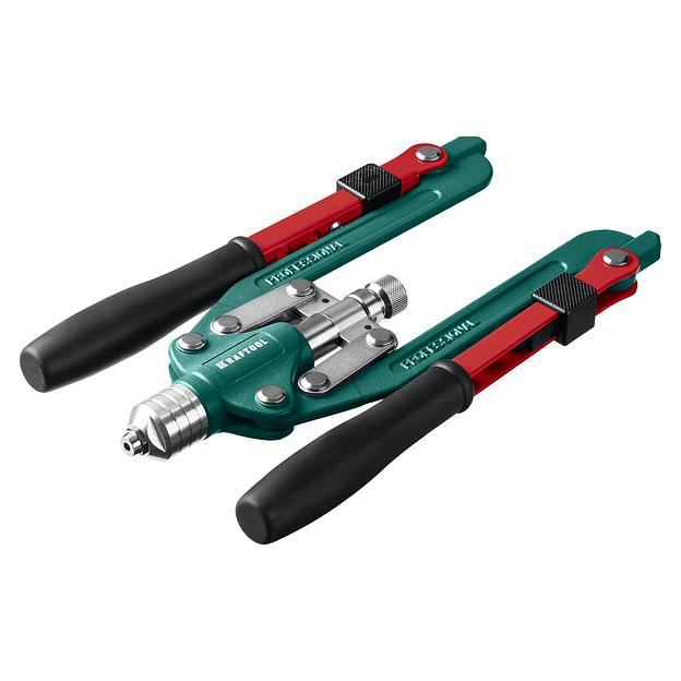 KRAFTOOL Combo3-M12, 3 вида заклёпок, комбинированный складной заклепочник в кейсе (31182) фото 8