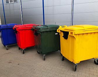 Контейнер пластиковый. Мусорные контейнеры и баки для мусора. фото 3