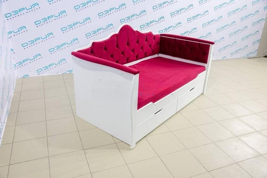 Кровать детская Аврора красная фото 1