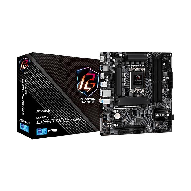 Материнская плата ASRock B760M PG LIGHTNING/D4 фото 1