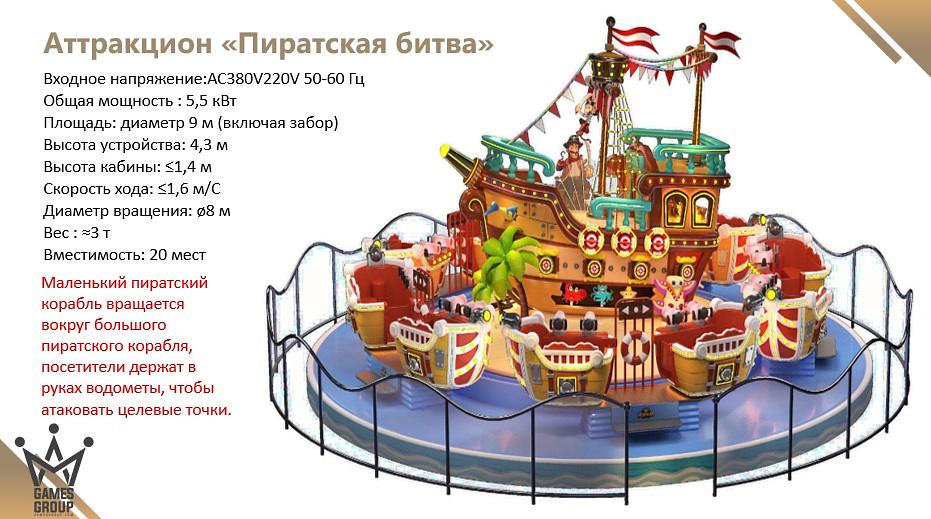 Аттракцион «Пиратская битва» фото 1