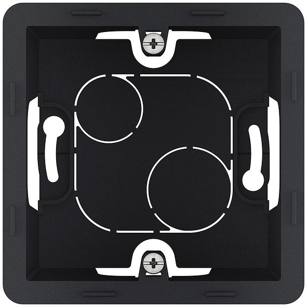 Legrand 673983 Коробка накладного монтажа - 1 пост - INSPIRIA - антрацит фото 1